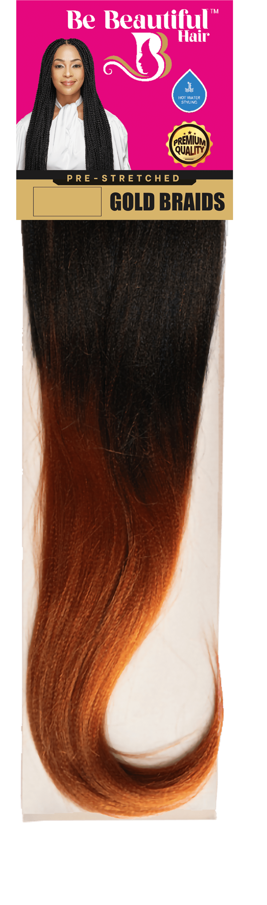 GOLD BRAID PRE STRETCHED